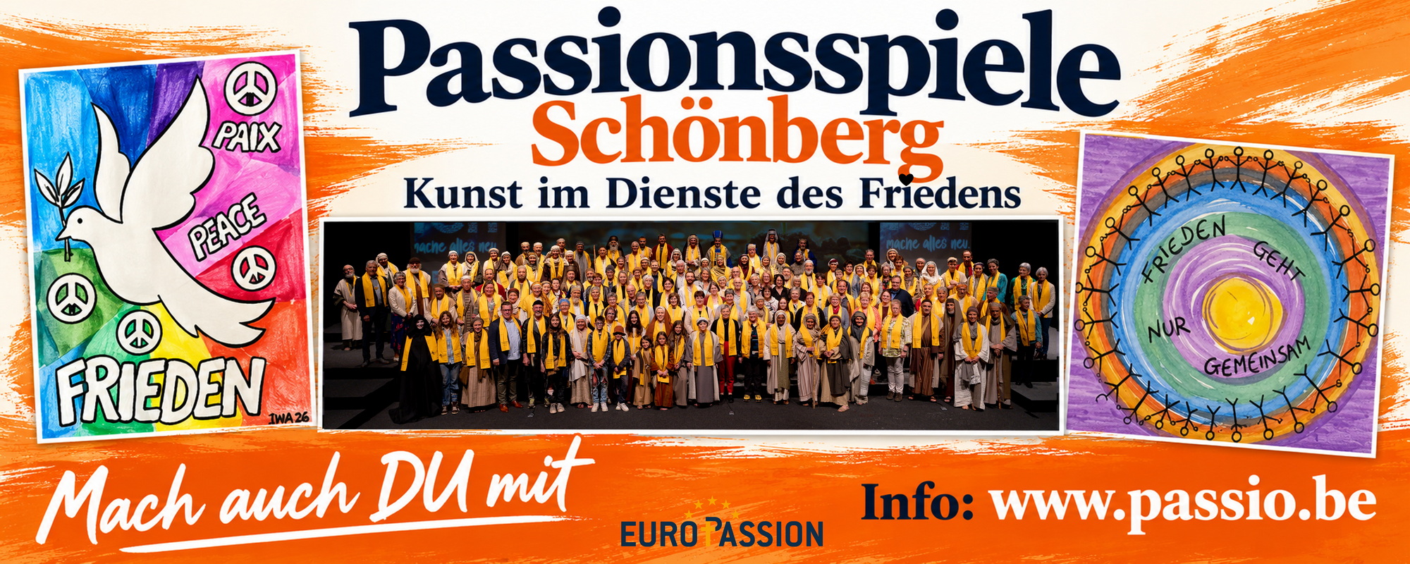 Mehr über den Artikel erfahren Passio Schönberg: Kunst im Dienste des Friedens