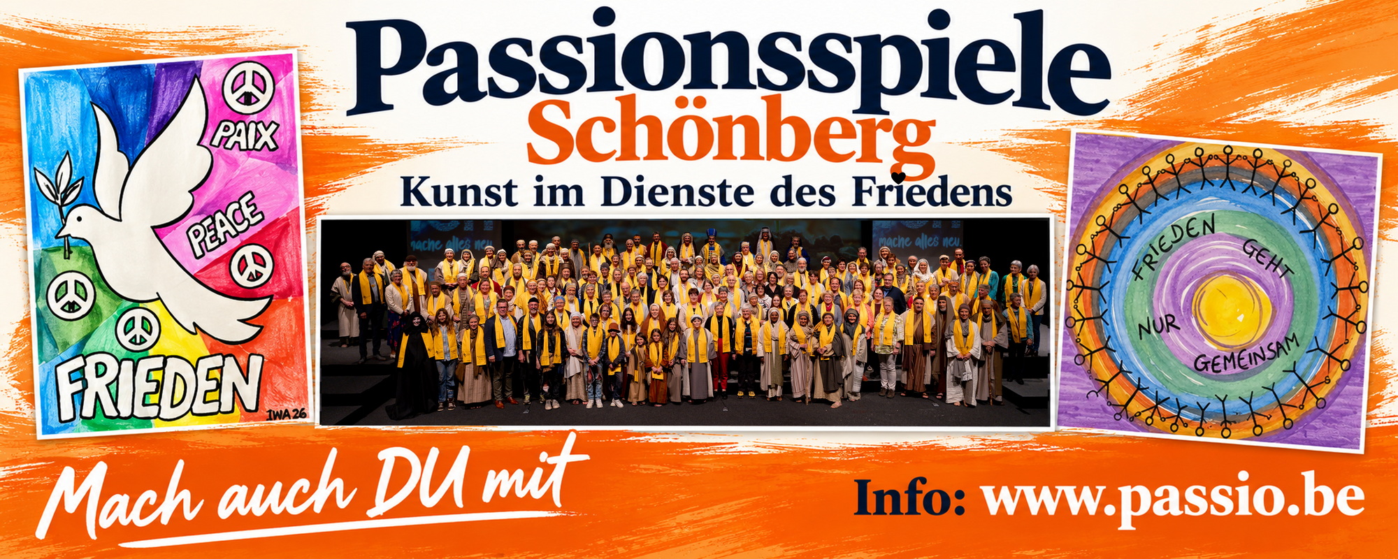 Mehr über den Artikel erfahren Passio Schönberg: Kunst im Dienste des Friedens